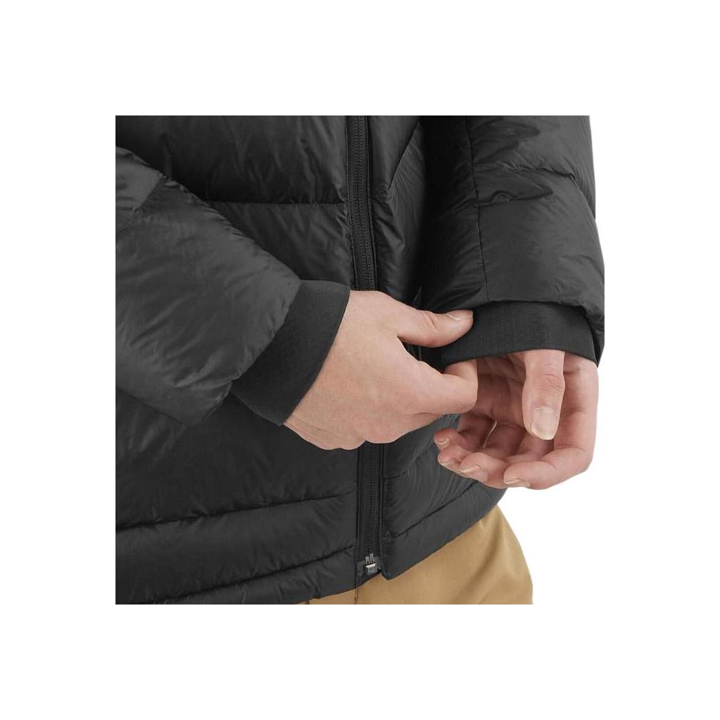 Salomon Elixir Hooded Solid Color Casual Down Jacket Men Jacket Black LC2103500