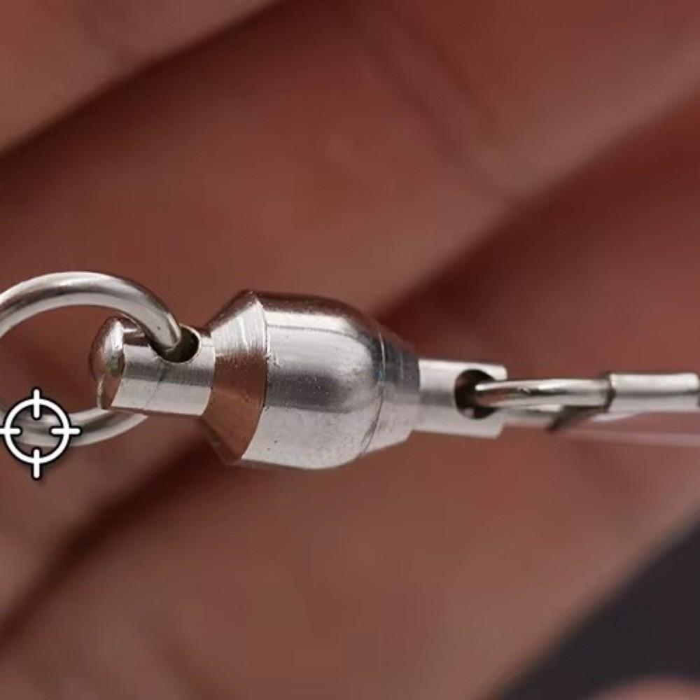 Ball Bearing Fish Snap Swivels Rolling Swivel Fishing Connector Fishing Swivels  Fishhook