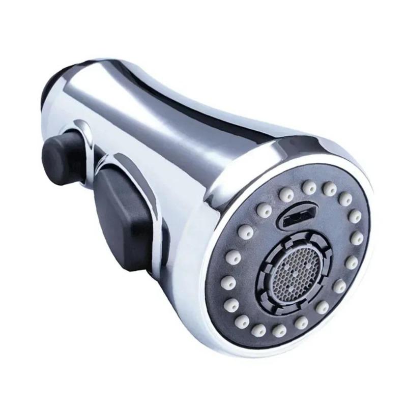 

Распылительная головка для смесителя Универсальная кухонная выдвижная распылительная головка Сменный смеситель для раковины Смеситель для кухни Выдвижной смеситель серебряный