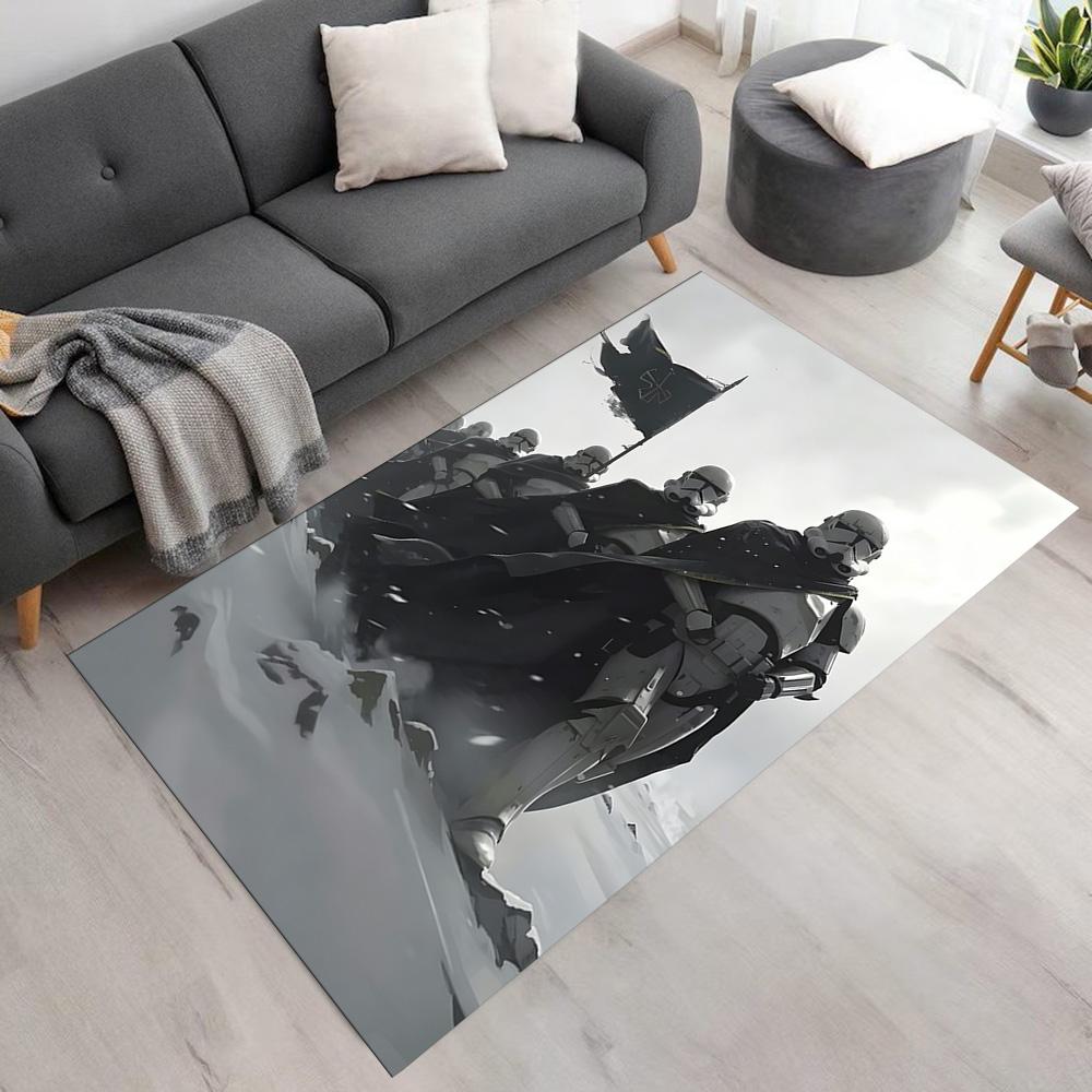 Star Wars Floor Rug Office Rug Design for Balcony Living Rooms Bedrooms Playrooms Anti-slip Rug Office Home Decor Wedding Party Gift