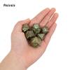 7 Pcs Copper Green Skull Metal Dice Solid Metal Polyhedral Dice Set Suitable for Role-Playing RPG  Board Game Card Game