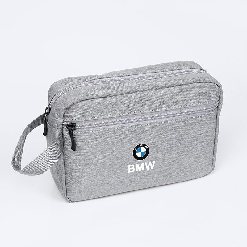 BMW Handbag Canvas Fabric Car Organizer Bag For BMW M E36 i4 G26 F40 F11 E46 E60 E70 G30 X3 X5 X7 Car Storage Bag Car Supplies EB1