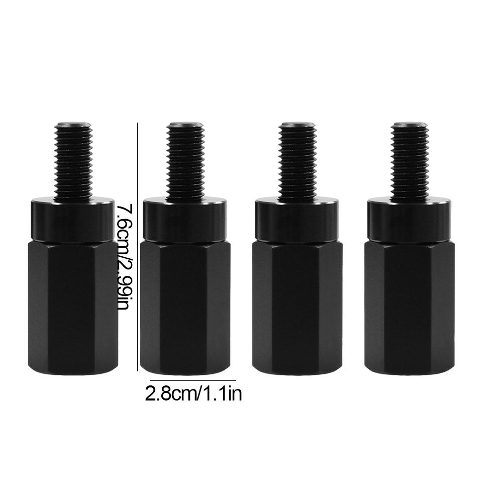 4 Stück Sitz-Anheb-Schrauben mit Abstandspads Sitzhöhenversteller ATV Sitz-Anheb-Halterungs-Kits für Can-Am Maverick X3