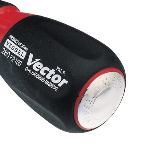 VESSEL Vector Penetrating Driver Large Diameter Grip +2ÁE50 B-280