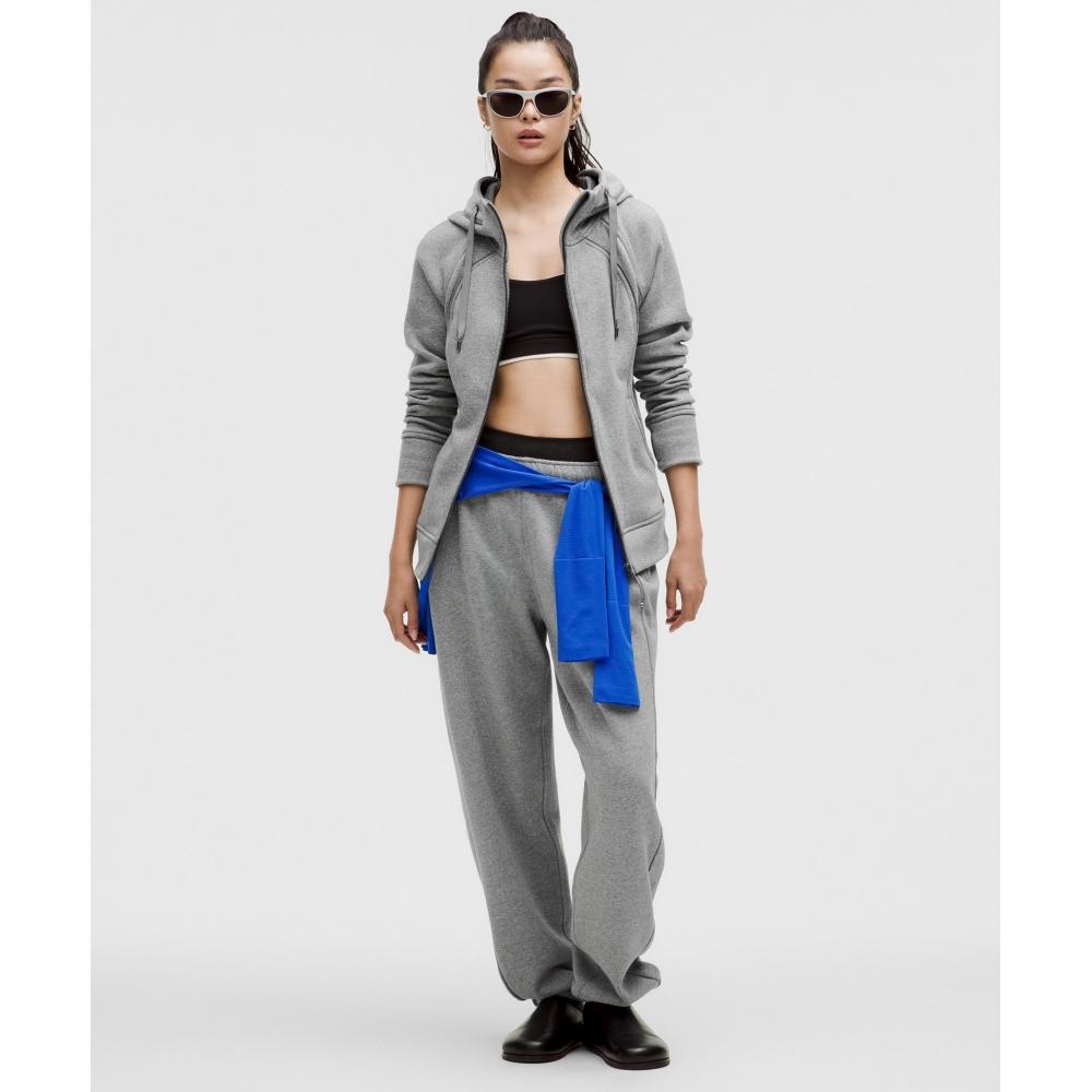 Lululemon Scuba Full Zip Hoodie  Plush Heathered Medium Grey