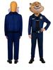 Zootopia Police Officer Cosplay Costume With Tie And Mask For Kids And Adults