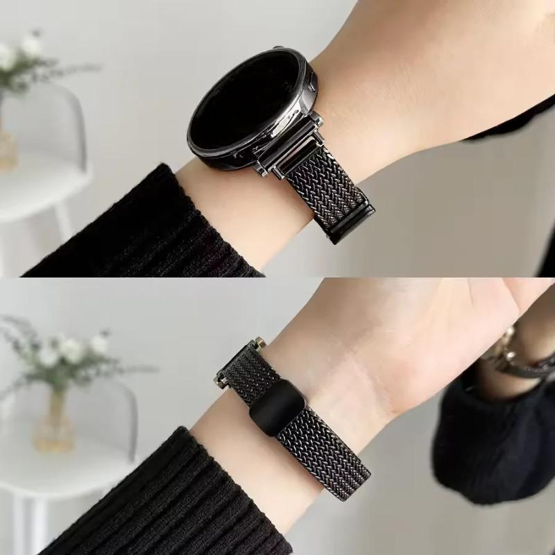18mm Metalowy Pasek Kompatybilny z Huawei Watch GT5 GT4 41mm/GT5pro 42mm Luksusowy Damski Pasek do Huawei Watch 5 42mm