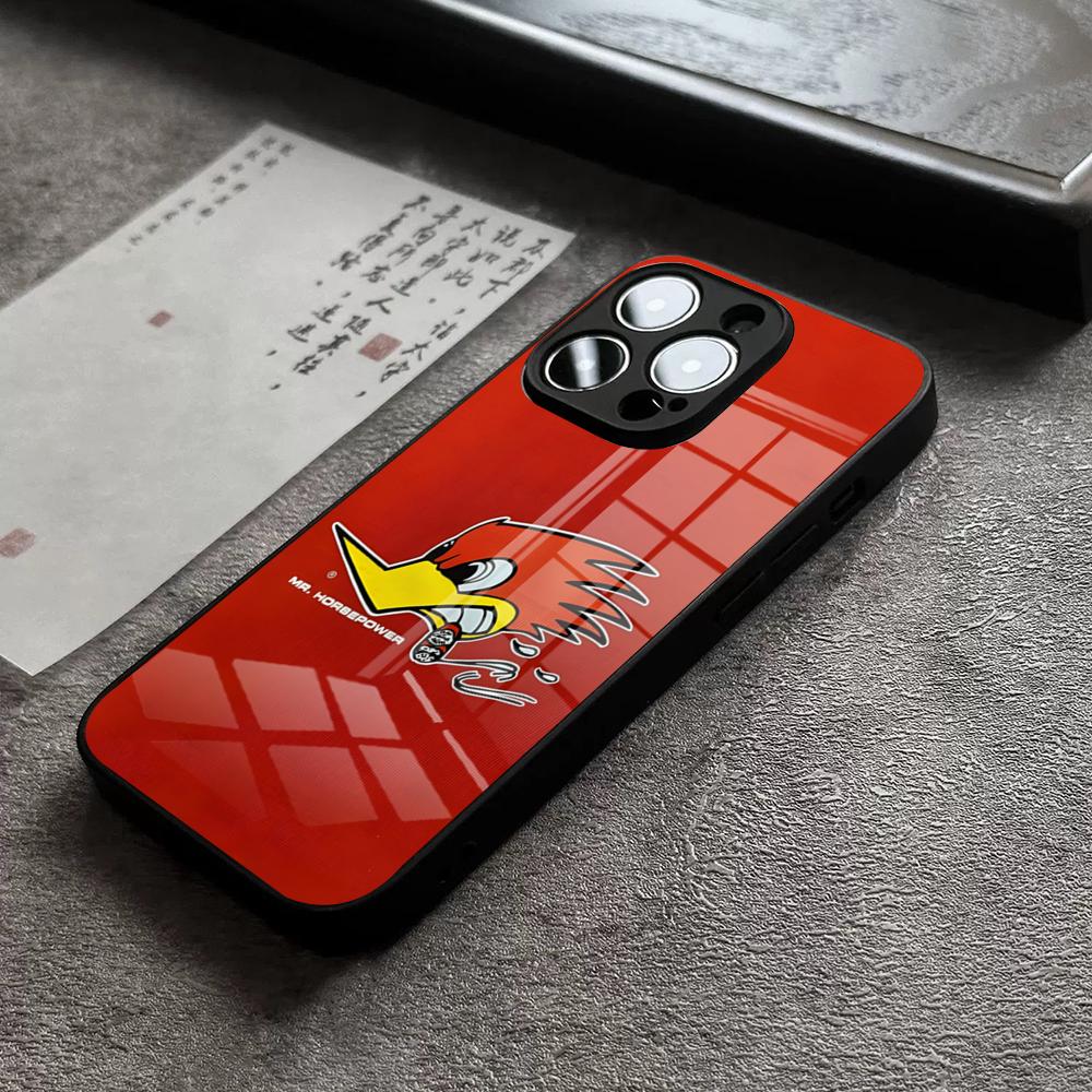 Mr Horsepowers Phone Case For iPhone 18 16 Pro Max 15 Plus 14 Pro 12 11 13 Mini X XR XS Max 8 7 Plus SE Glass Cover