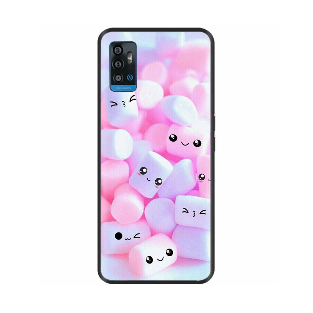 For ZTE Blade A71 Case Soft Black Silicone Bumper Phone Cover for ZTE Blade A71 A7030 Case BladeA71 2021 a 71 Coque Fundas Shell