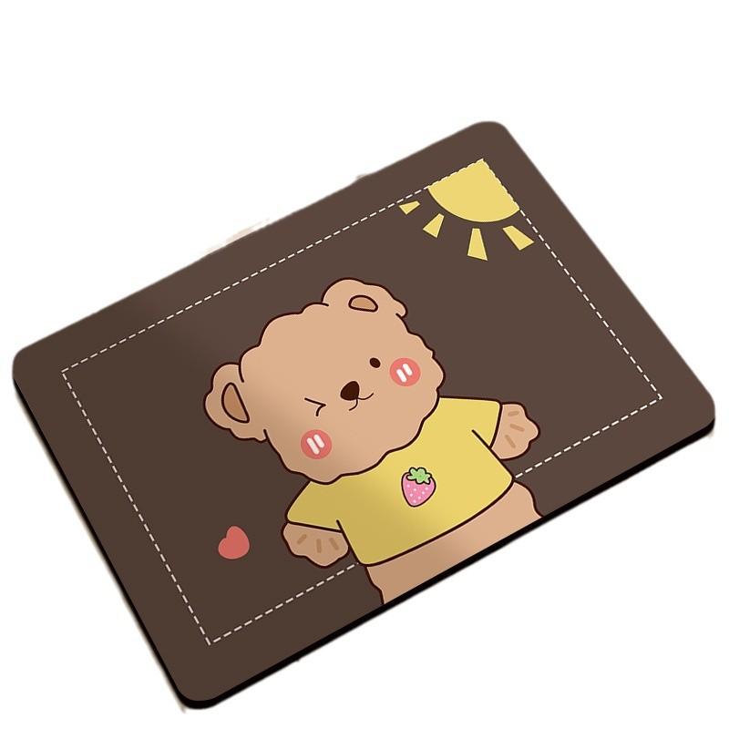 Mata podłogowa z ziemi okrzemkowej, kreskówkowa mata podłogowa do łazienki, silnie chłonna, domowa, pod drzwi toalety, antypoślizgowa mata