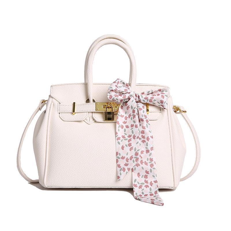 Litchi Grain Large Capacity Light Luxury High Quality Soft Durable Fashion Exquisite Lightweight Commuter Outdoor Beach Crossbody Bag Shoulder Bag