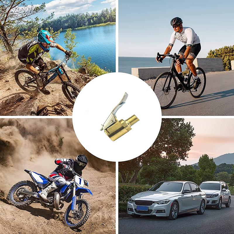 Przenośny Wąż do Pompowania Opon Samochodowych Wąż do Pompowania Złącze Blokujące Głowica Zaciskowa Adapter Akcesoria Samochodowe Compre