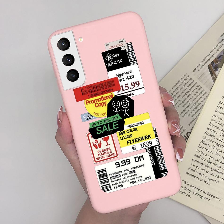 For Samsung Galaxy S21 Plus Ultra FE 5G Case Cute Painted Silicone Soft Protective Phone Cover for SamsungS21 S 21 FE Plus Ultra