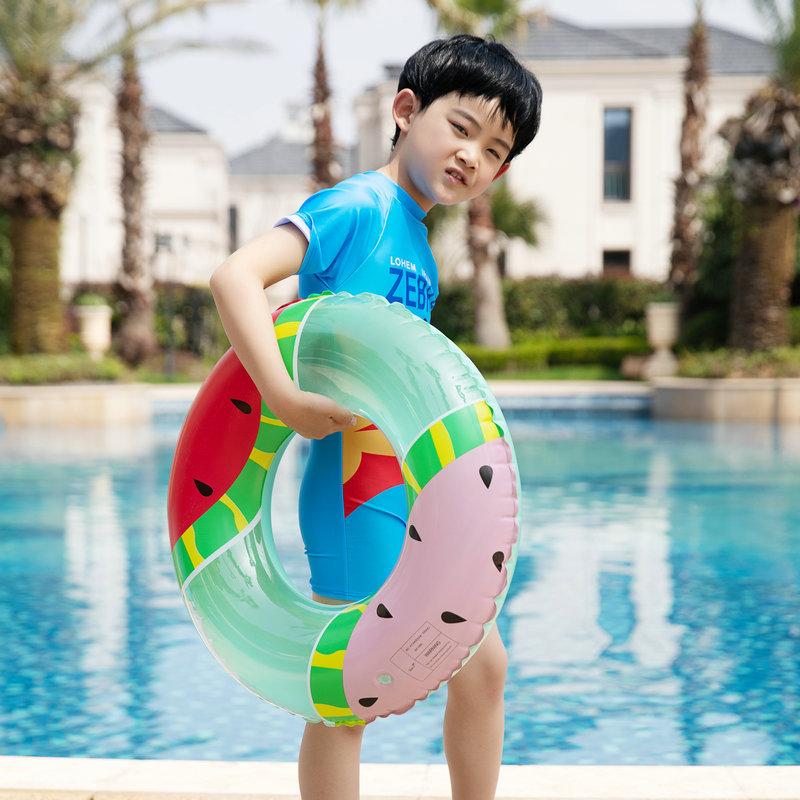 Children Adults And Inflatable Watermelon Swim Rings Water Swimming Supplies