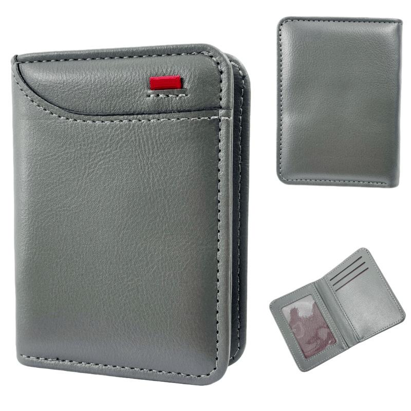 New Portable Super Slim Soft Wallet PU Leather Mini Credit Card Wallet Purse Card Holders Men Wallet Thin Small Short Wallets