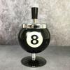 Ash Case Large Windproof Heat Resistant Three Bayonets with Lid Fashion Pool Billiard Ball Design Ashtray Ornament for Bar