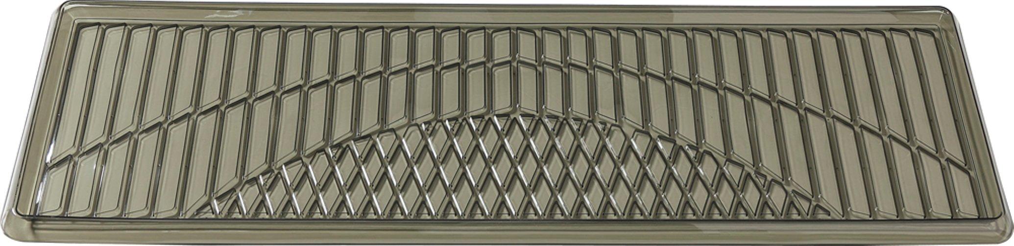 

BONFORM 3D Grantz Car 2nd Single Mat, Row, Minivan/Standard Car, Rear, Long, Piece, Waterproof, Washable, Anti-Slip, 40x125cm, Smoke, 6395-05SM