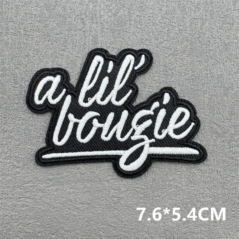 Cartoon Patch Diy Embroidery Patches For Clothing Stripes Badge Letterdice Patches For Jacket Iron On Patch On Clothes