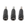 3pcs Power Adapter Connector 5.5x2.1mm Female to 4.5x3.0 Male Charger Plug for HP Laptop