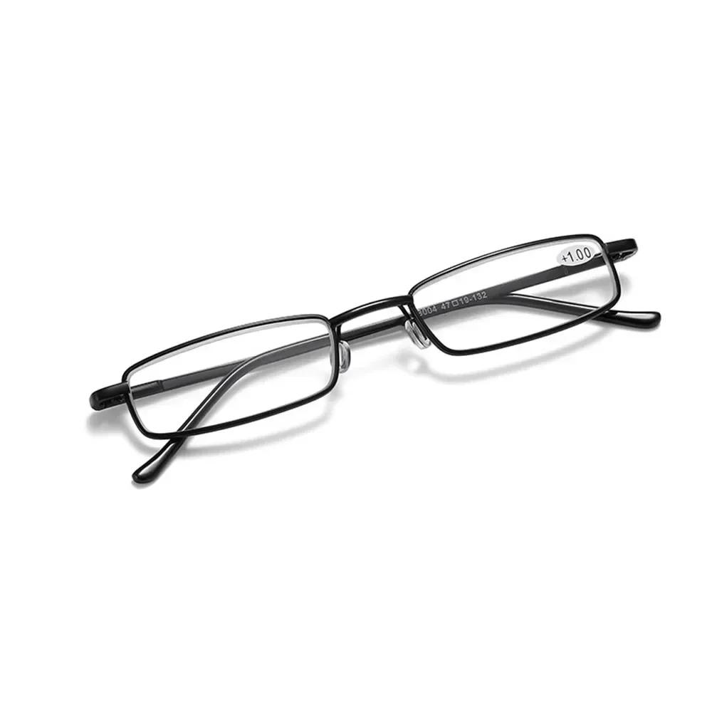 Men Pen Holder Reading Glasses Ultra Light Portable Presbyopic Eyewear Spring Frame High-definition Anti Blue Light Eyewear