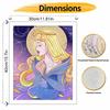 Disney Oil Painting Art Painting Set Princess Aurora Home Wall Decor Handmade Gift Magical Night Sky Constellation 129