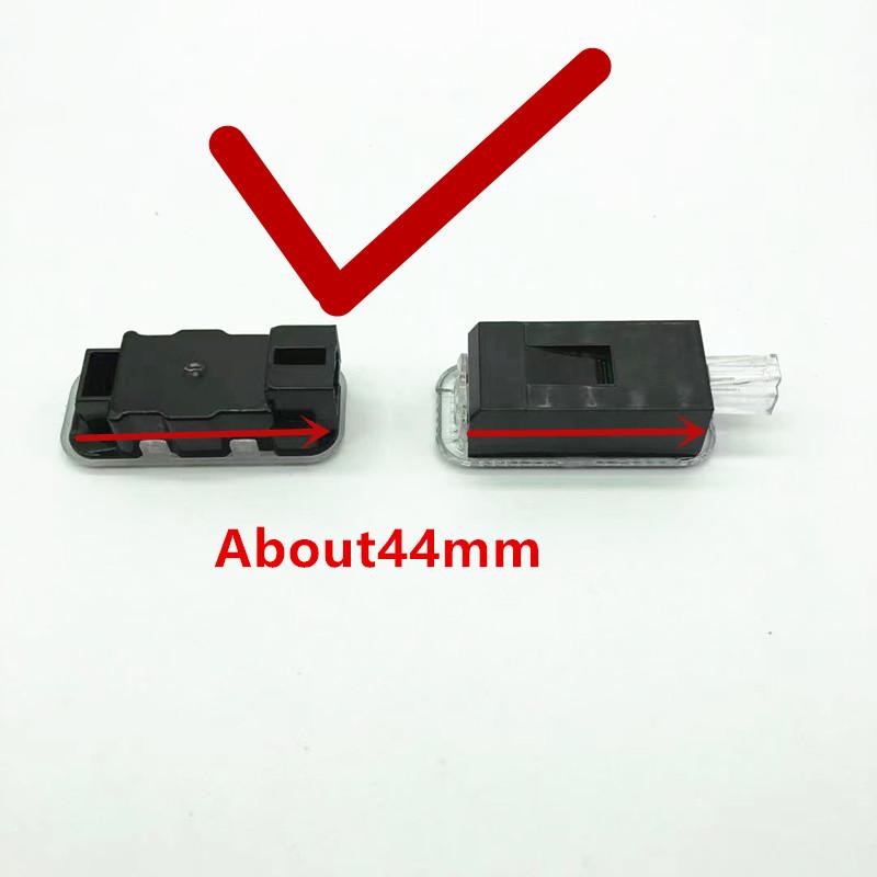 A3 A4 A6 VW Passat kodiaq Golf 8 MK8 2 vnt./partija automobilio kojų ertmės apšvietimo laikiklis Dėklas Laikiklis