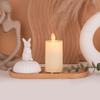 Simple Cylindrical LED Flameless Candles Set