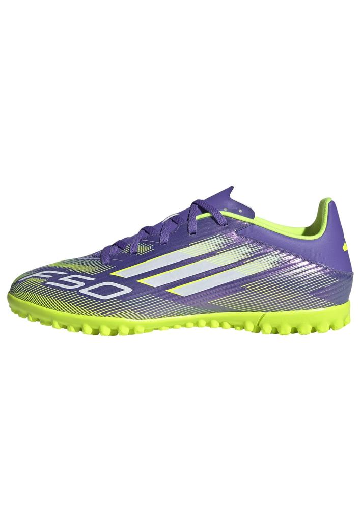 Adidas F50 Club TF Futsal Unisex Purple Lemon Size Cm Shoes, Adult, NIL89, Rush/Footwear White/Lucid (JI0026), 28.0