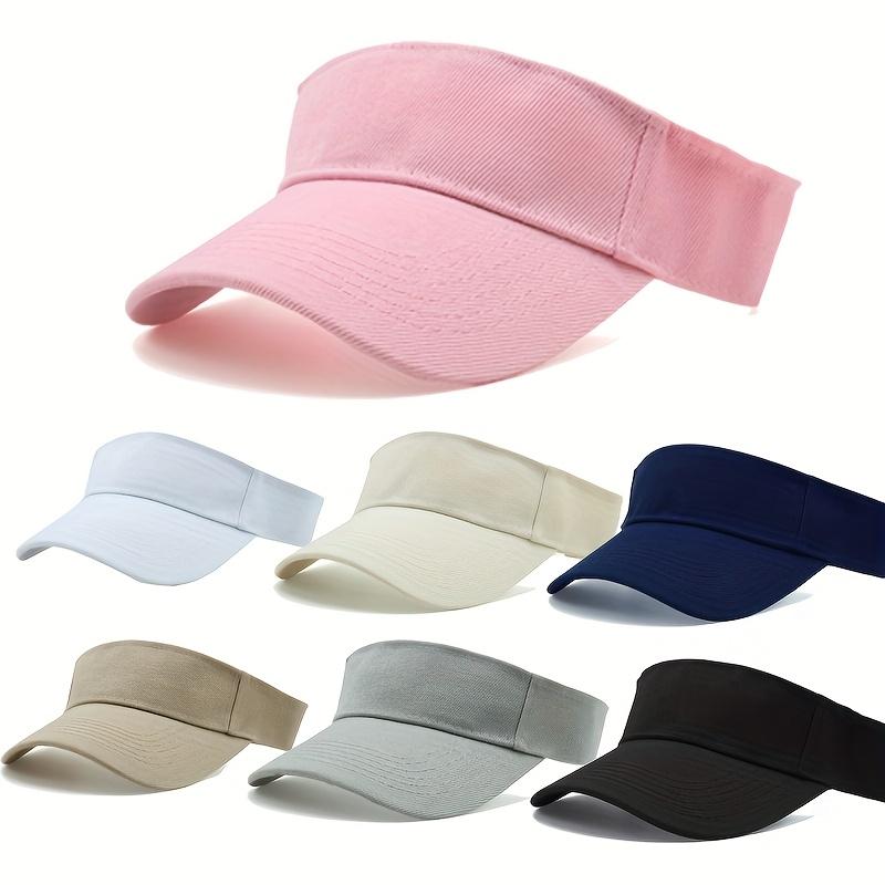 1pc Adjustable Baseball Cap - Lightweight Breathable Sun Hat with Wide Brim, Elastic Fit for Outdoor Beach Travel, Sports & Casual Wear
