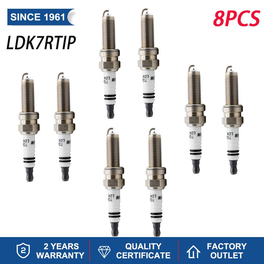 4-8PCS Iridium Platinum Spark Plugs Torch LDK7RTIP Replace for LKR7BIX-P LKR7BIXP LKR7BI8 LKR7B9 SUZUKI 09482-00607 0948200607