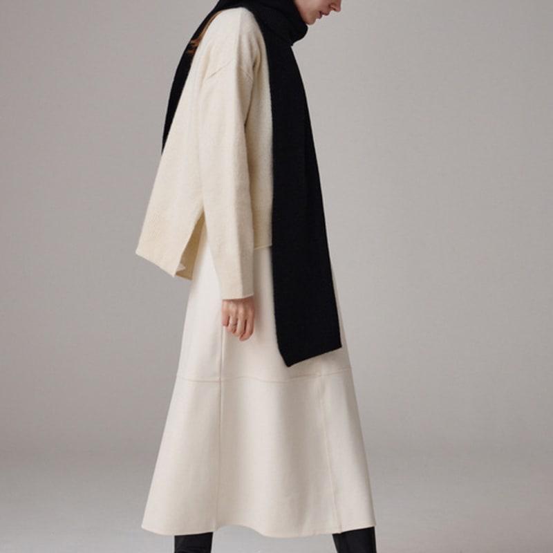 Saint Luxure Knitted Muffler Black