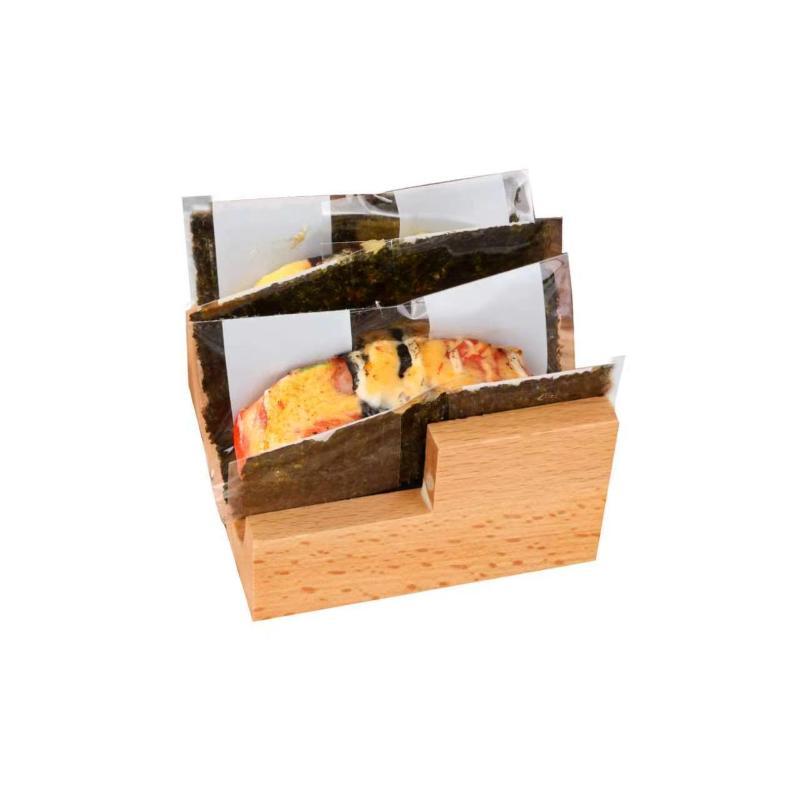 200Pcs Sushi Roll Packaging Sheet Film Japanese Style Food Grade Plastic Easy Tear Food Display Convenience Bag