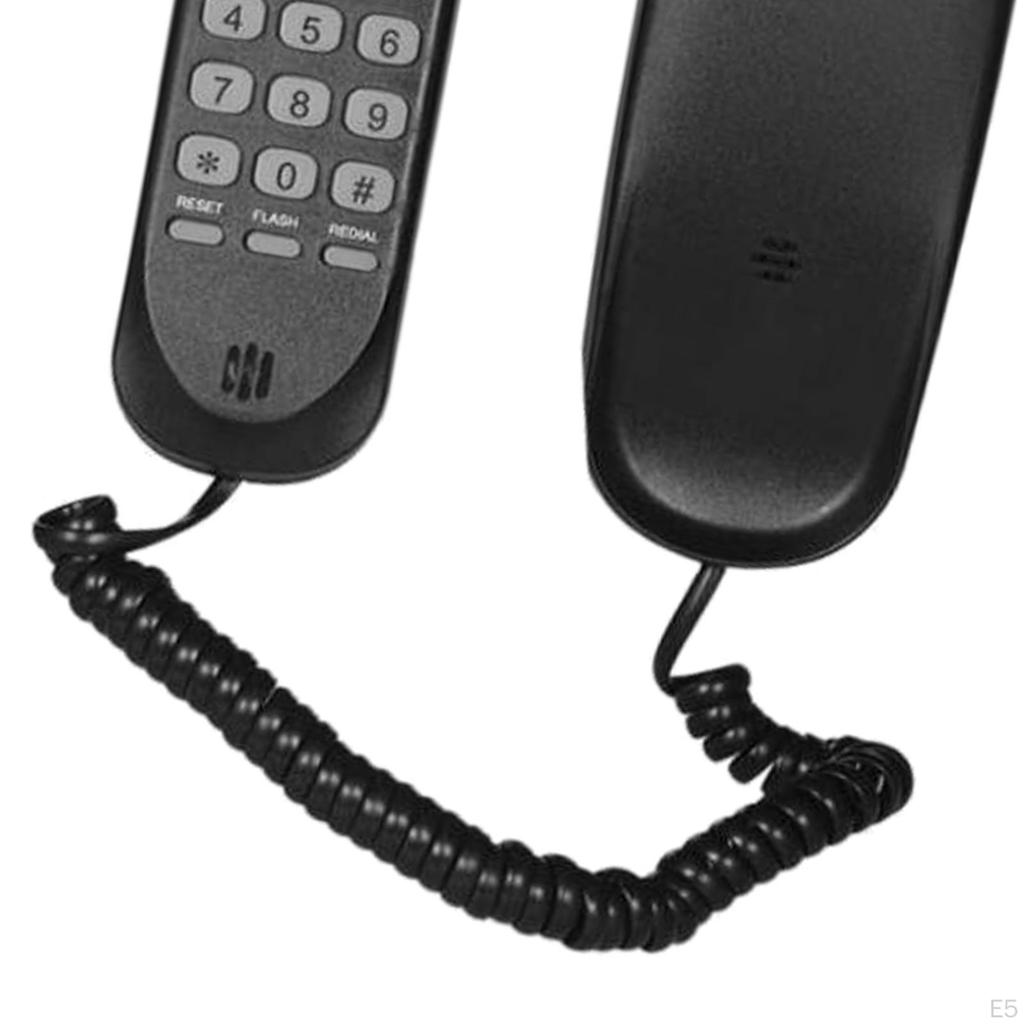 Phone, Corded Office , Small Size, Hotel Room, Office, Dual Use Extension, 21x7x6cm