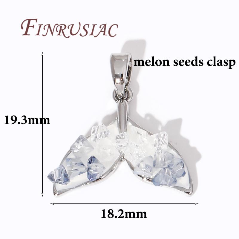 18K Gold Plated Brass With Zircon Fish Tail Pendant Charms For Jewelry Making Supplies DIY Necklace/Bracelets Accessories