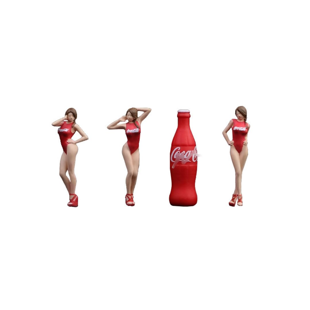 

Moreart Miniature Figure Campaign Set MO222018 Model Girl Campaign Girl Model Diorama Minicar 1/64 [Used]