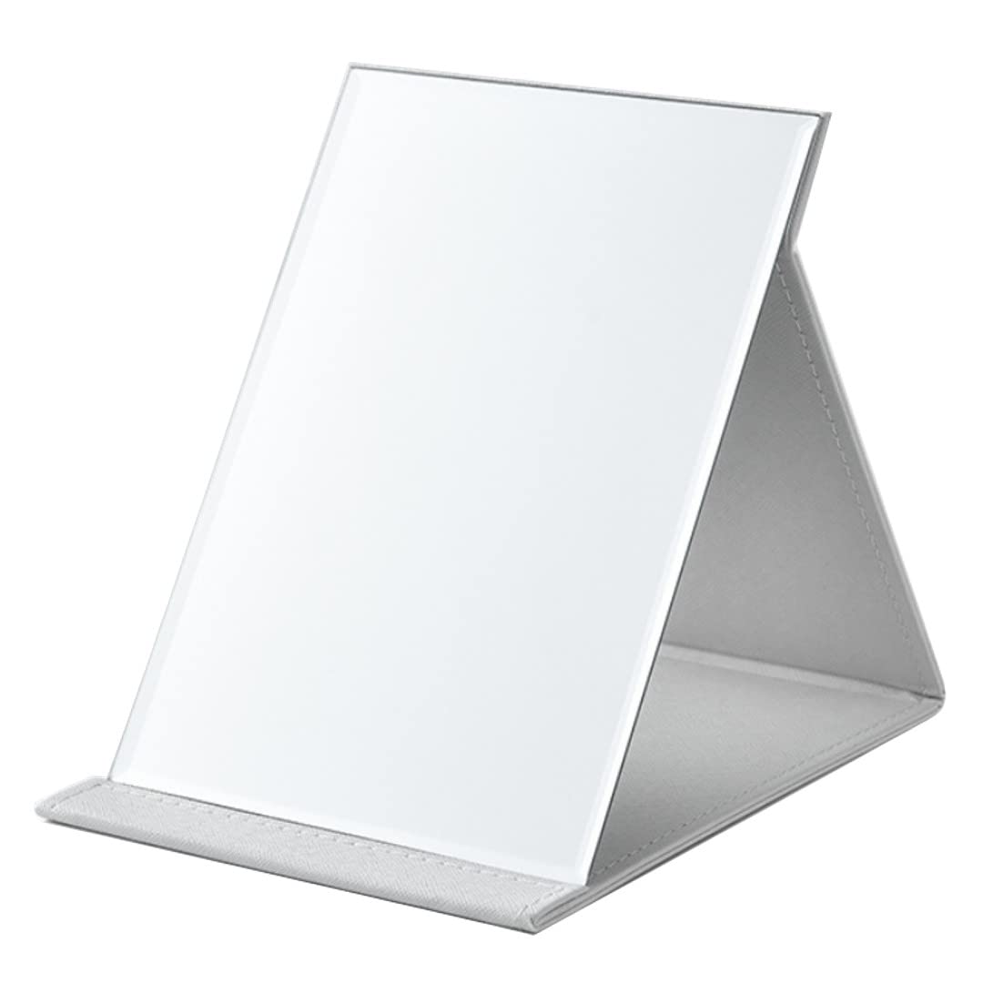 

Modest Joy Folding Tabletop Mirror with Adjustable Extra Folding Stand Compact Mirror, Angle, Makeup, White, Large, Mirror, белый