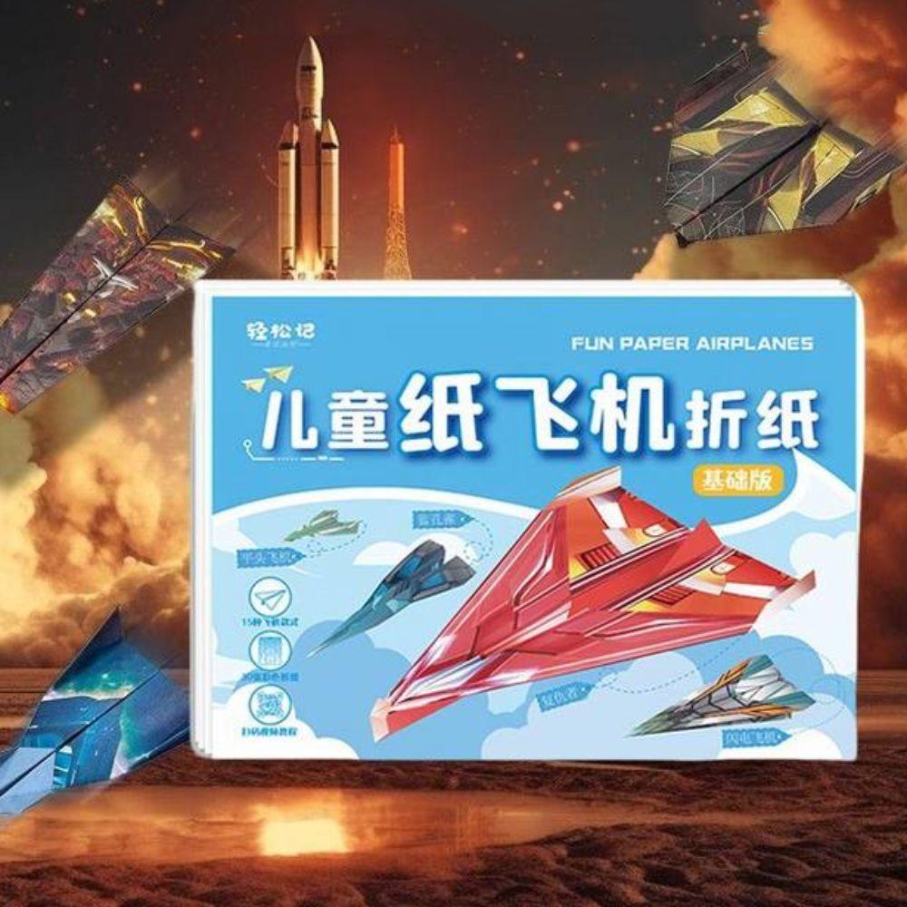 

Montessori Handmade Airplane Origami Paper Versatile Paper Aircraft Toy Parent-child interaction Style B