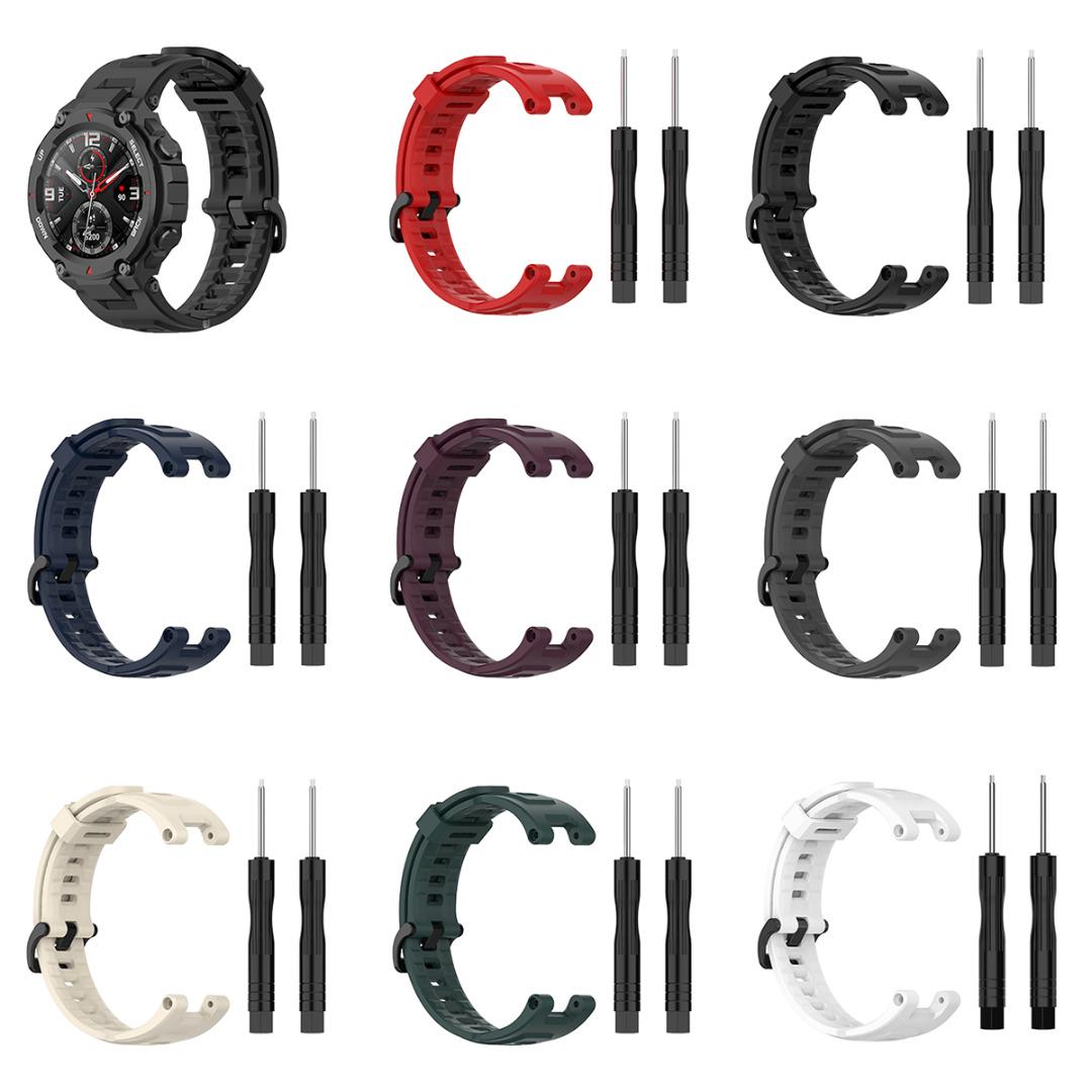 

Mayitr для Huami Amazfit T-Rex Часы Спорт Силиконовый ремешок Замена браслета