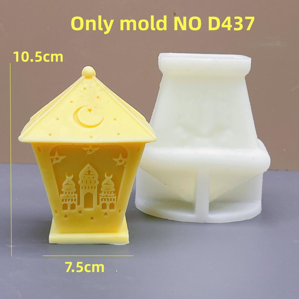 Schloss Kerze Silikonform RRamadan Deko Kerzenform Torbogen Silikonform Mond Stern Sojawachs Ramadan Geschenkidee Heimdeko