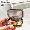 3 Grids Pill Box Mini Medicine Case Tablet Pill Organizer Case Dispenser Travel Tablet Holder Container Medicine Drug Storage Box