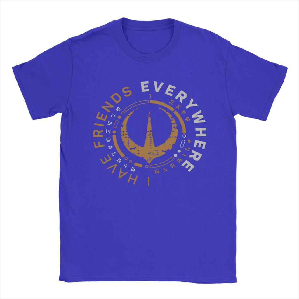 I Have Friends Everywhere Andor  T Shirt  Harajuku T-Shirts Short-Sleeved Tops Summer Pure Cotton Crewneck Plus Size Tees