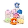 Kawaii Ocean Animal Plush Keychain Simulation Small Turtle Pendant Fluffy Whale Keyring  Children