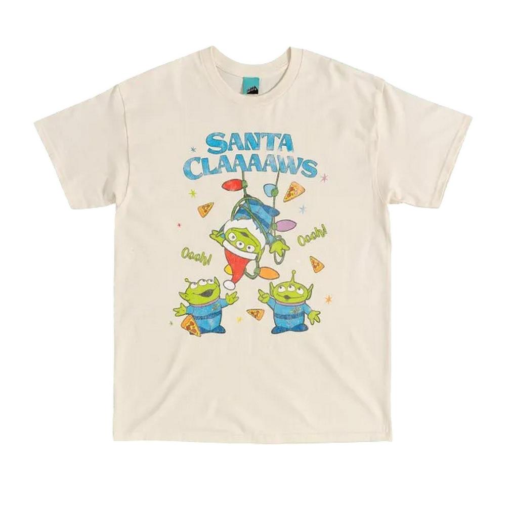 Toy Story Unisex Adult Aliens Santa Claus Christmas T-Shirt