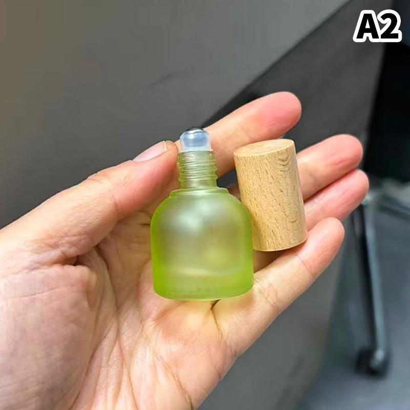 1pcs 10ml Glass Roller Bottle Perfume Roll On Bottle Mini Essential Oil Containers Sample Empty Bottle Travel Refill Vials