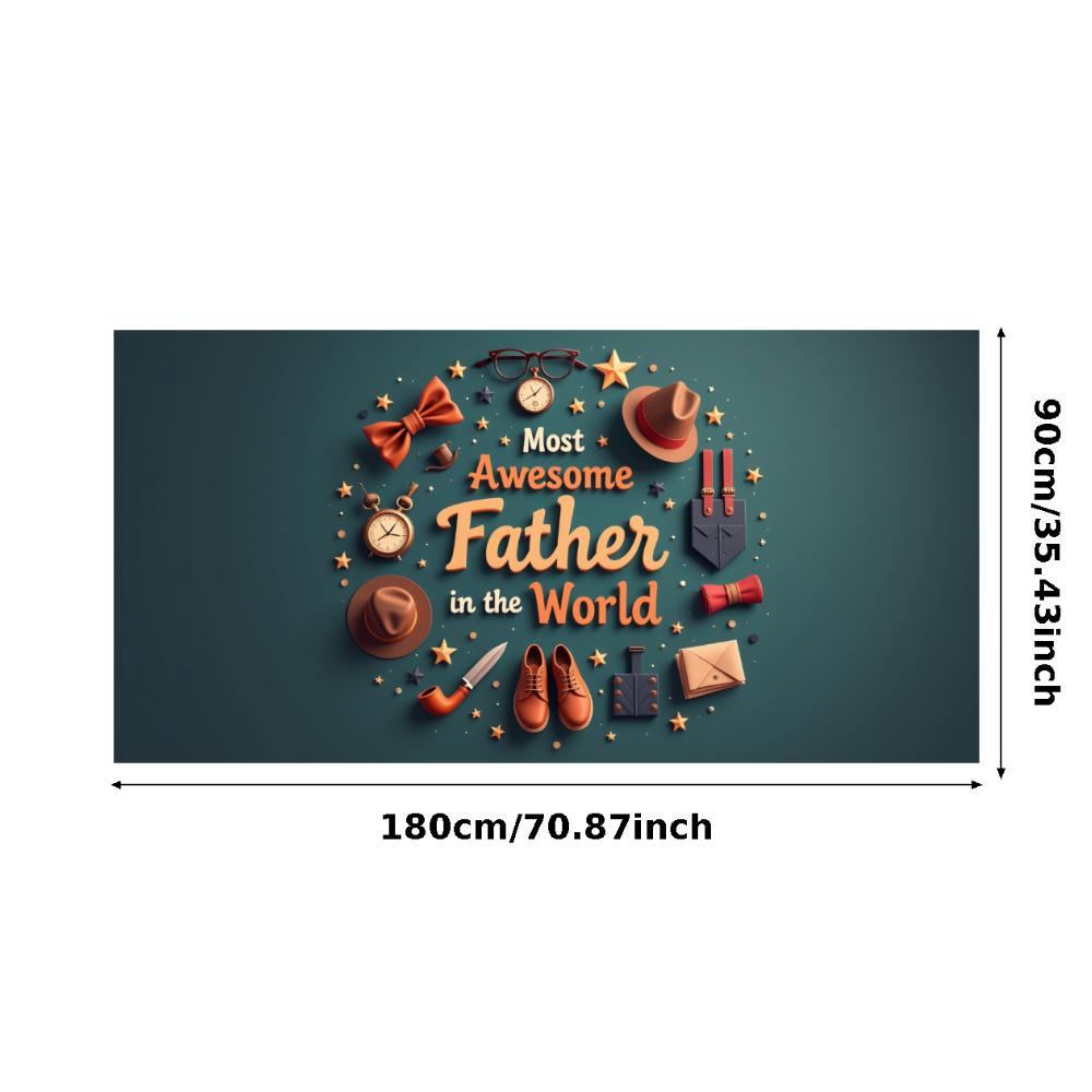 Banner For Dad Decorative Design Father s Day Banner World s Best Dad Banner Men s Accessories Father s Day Gift For Party Gift