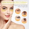 24K Gold Eye Mask Remove Dark Eye Circles Firming Fade Fine Lines Anti-Aging Hyaluronic Acid Collagen Under Eye Mask Eyes Skin Care