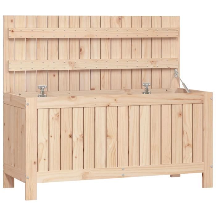 VidaXL Garden Storage Box 108x42.5x54 Cm Solid Pine Wood 823829