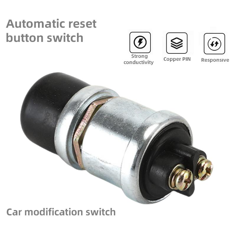 2Pcs Waterproof start button switch Car modification switch horn switch one-button start ignition switch