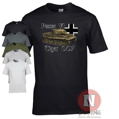 T-shirt char Panzer 6 Tigre 007 WW2 blindé militaire allemand Micheal Wittmann