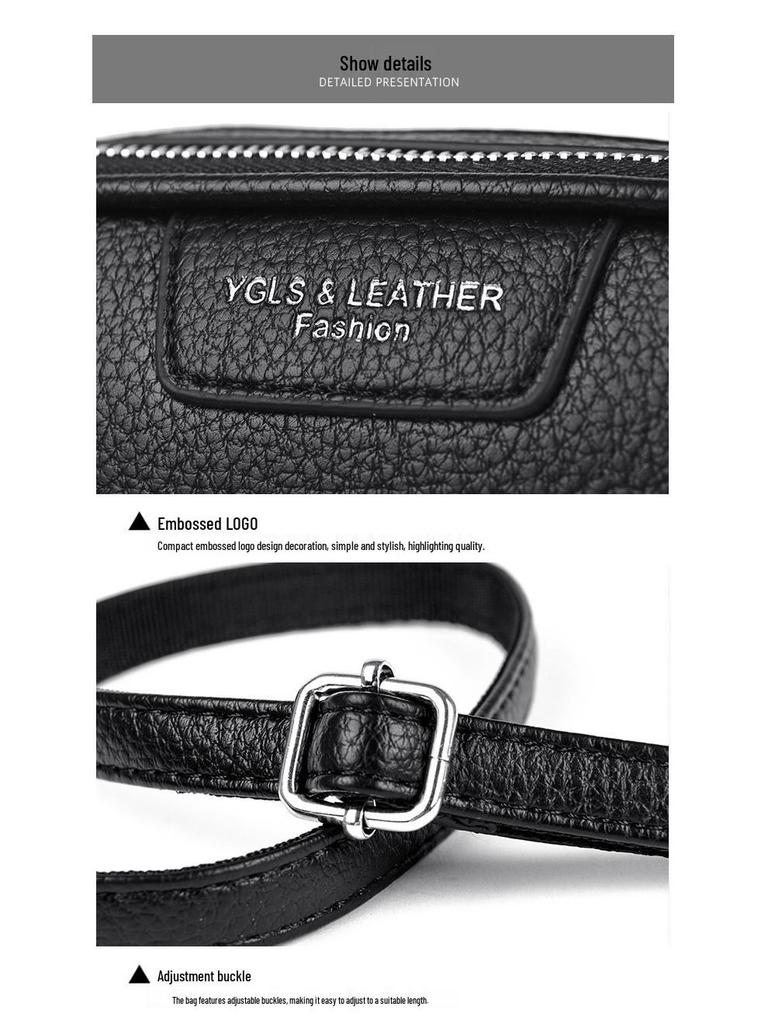 Neue Damen Umhängetasche aus echtem Leder - Klein, modisch, Retro Schultertasche quadratisch